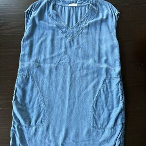 Splendid Blue Mini Dress Relaxed Fit